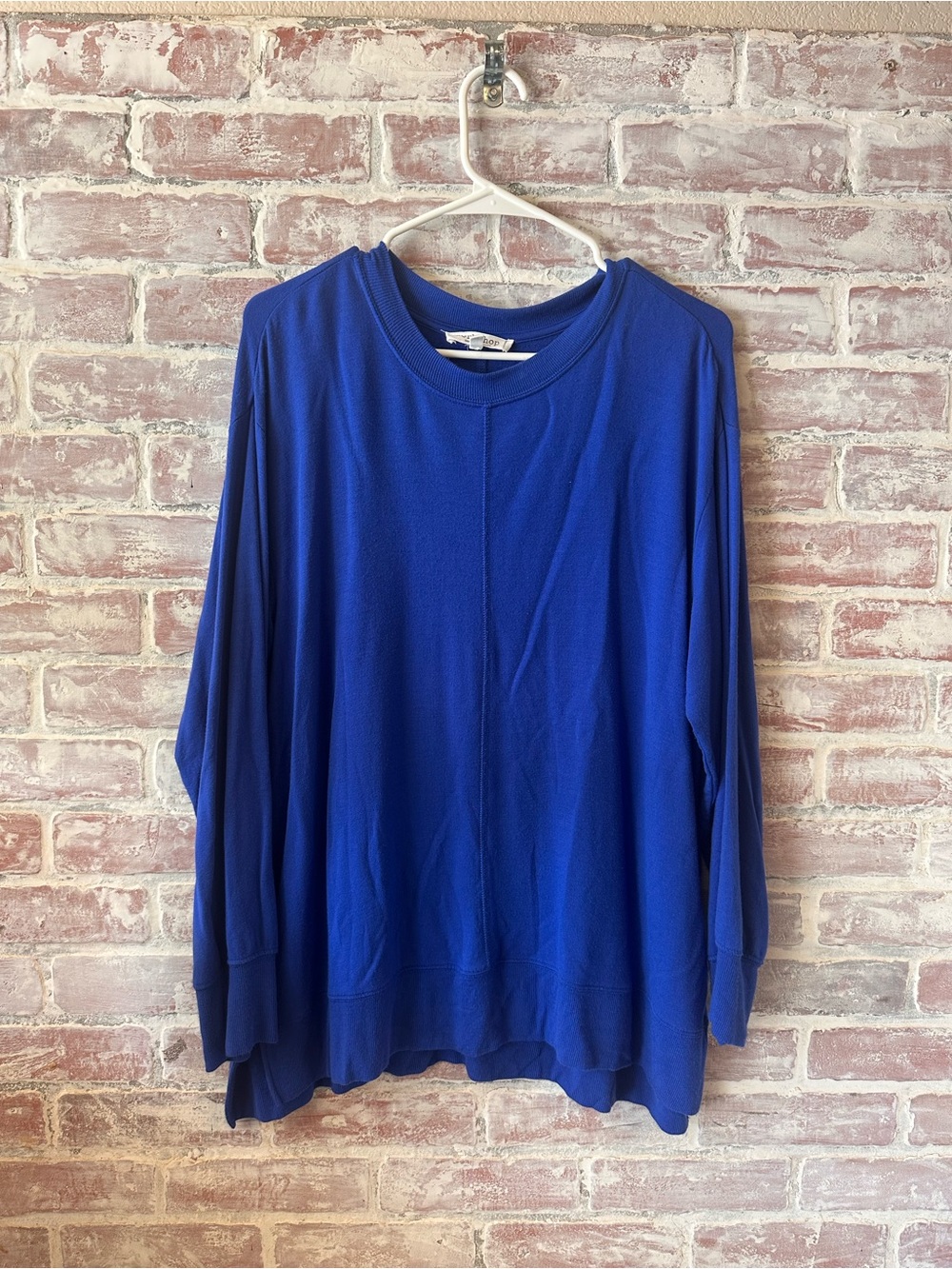 Workshop Republic Clothing Royal Blue Crewneck Sweater